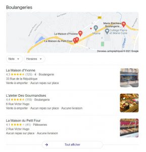 Google local pack