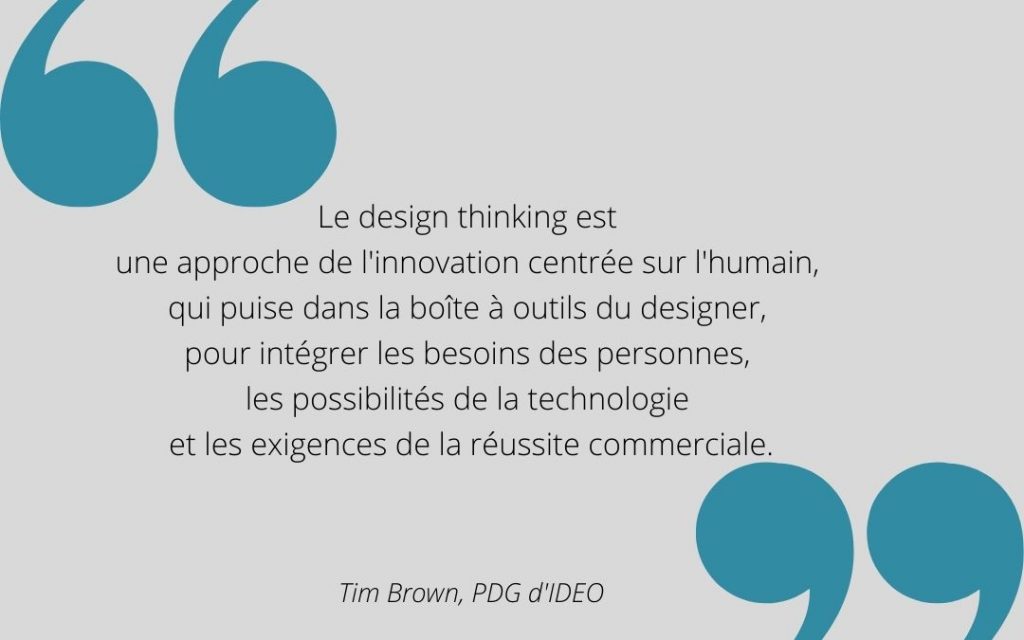 Définition du design thinking par Tim Brown : une approche de l'innovation centrée sur l'humain